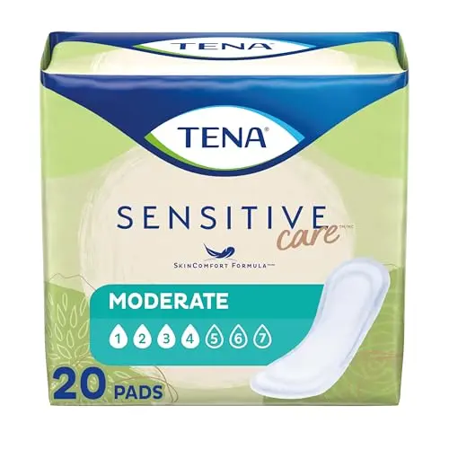 TENA Sensitive Moderate Bladder Control Pads, small pack for trial