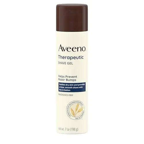 Aveeno Therapeutic Shave Gel with Oat and Vitamin E bottle