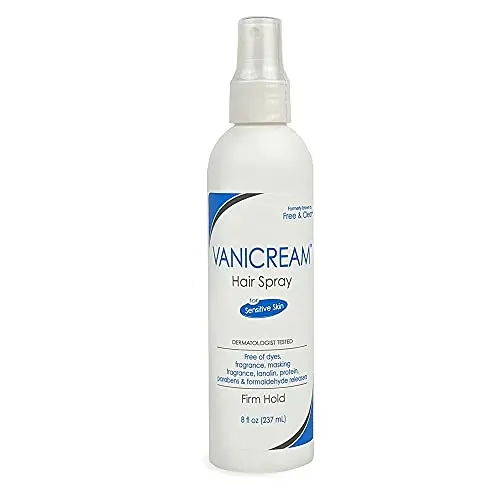 Vanicream Firm Hold Hairspray fragrance-free bottle for sensitive skin