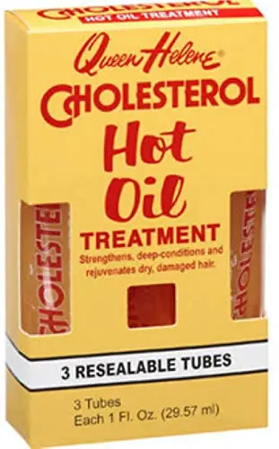 Queen Helene Cholesterol Hot Oil Treatment resealable tubes