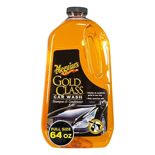 Meguiar's Gold Class Car Wash Shampoo and Conditioner bottle