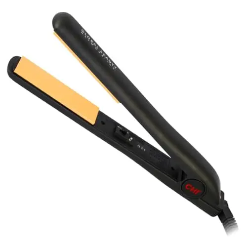 CHI Original black ceramic flat iron with analog switch
