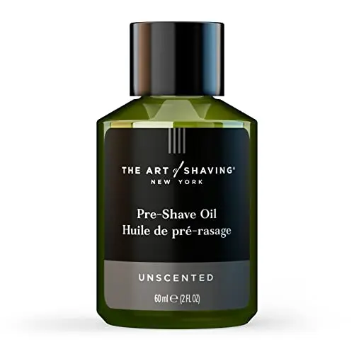 The Art of Shaving Unscented Pre-Shave Oil bottle for men