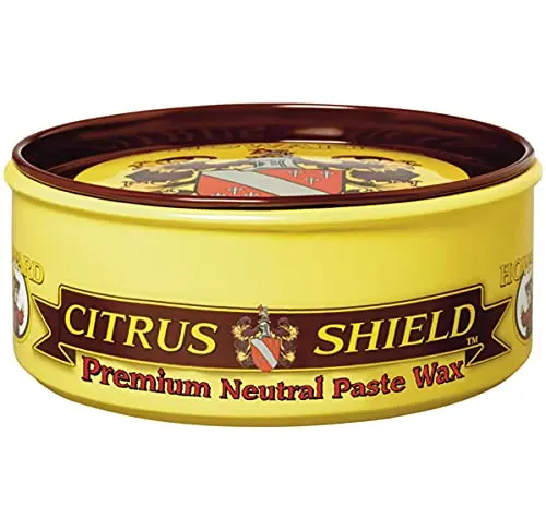 Howard Citrus Shield Paste Wax can with orange oil emphasis