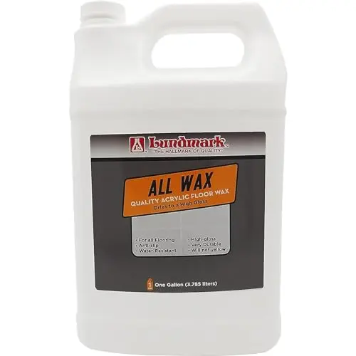 Lundmark All Wax gallon jug for resilient flooring