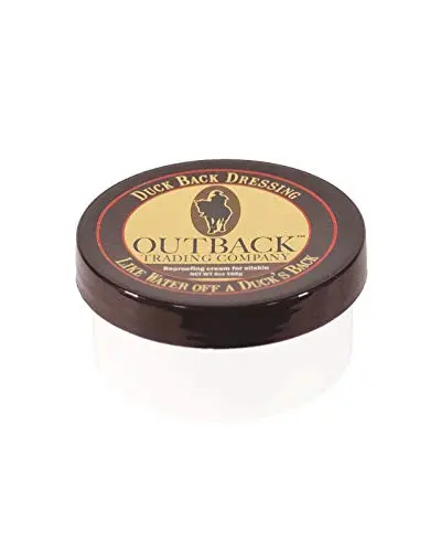 Outback Trading Duck Back Protective Conditioning Waterproof Wax Dressing in a tin