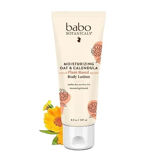 Babo Botanicals Moisturizing Oat & Calendula Body Lotion bottle