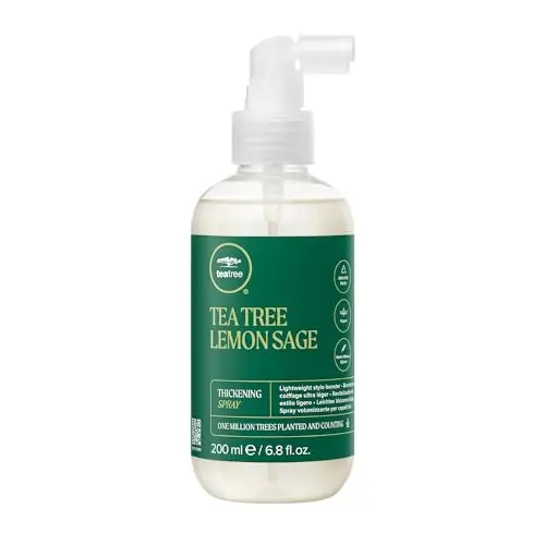 Tea Tree Lemon Sage Thickening Spray with uplifting scent