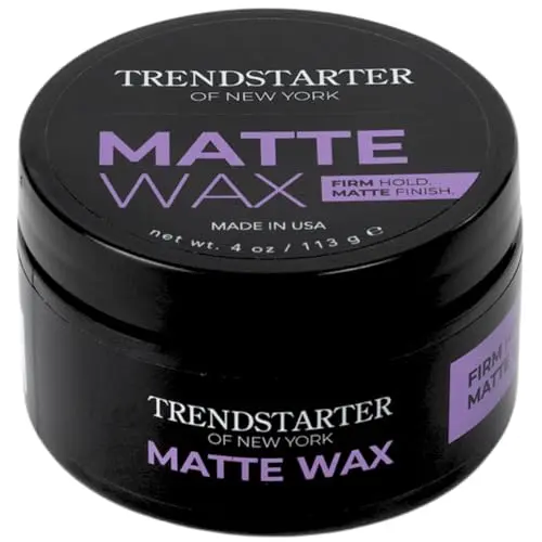 TRENDSTARTER Matte Wax hair styling pomade jar