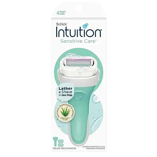 Schick Intuition Sensitive Care razor for women with built-in moisturizing bar