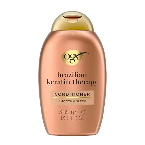 OGX Ever Straightening Brazilian Keratin Therapy Conditioner bottle