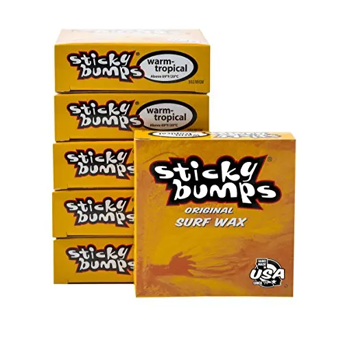 Sticky Bumps Warm Tropical Surf Wax six-pack