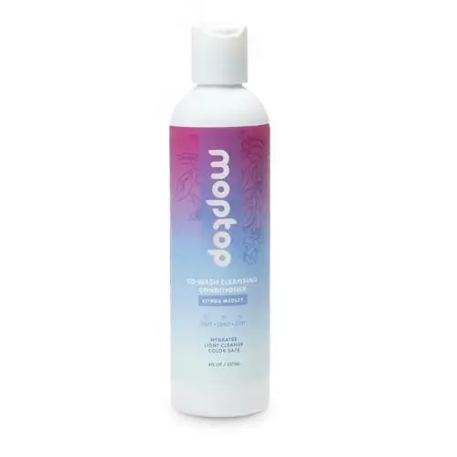 MopTop Cowash Cleansing Conditioner bottle for curly hair