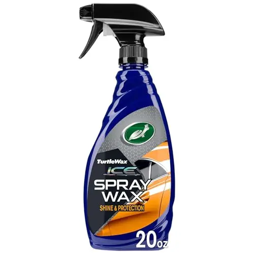Turtle Wax ICE Spray Wax bottle with spray nozzle