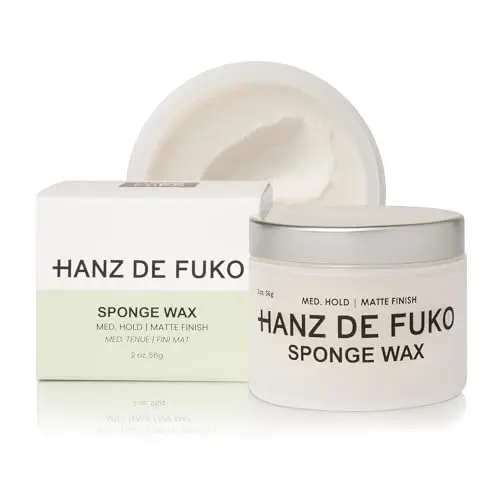 Hanz de Fuko Sponge Wax styling product jar