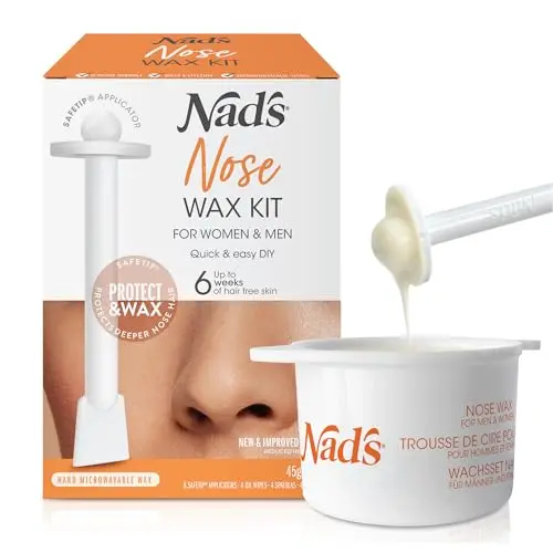 Nad's original nose wax kit with SafeTip applicator