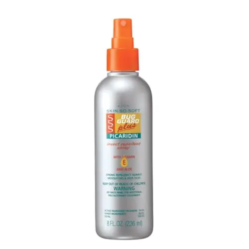 Avon Skin So Soft Picaridin insect repellent spray bottle