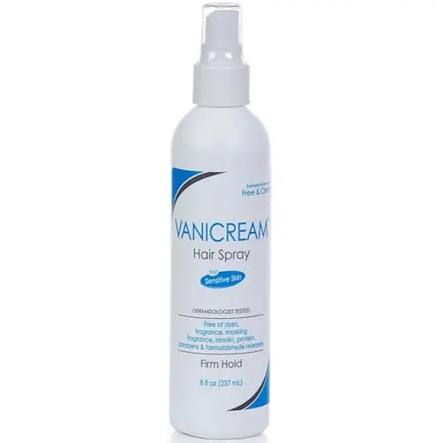 Free and Clear hypoallergenic hair spray for sensitive skin