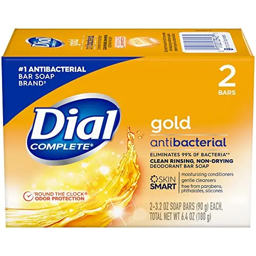 Dial Gold Antibacterial Deodorant Bar Soap pack
