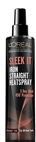 L'Oreal Paris Advanced Hairstyle Sleek It Iron Straight Heat Spray