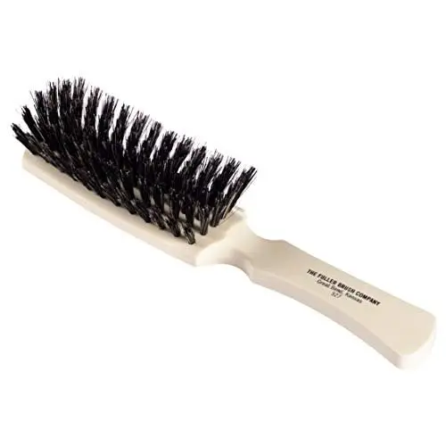 Fuller Brush Lustre Professional boar bristle hair brush with brown plastic handle