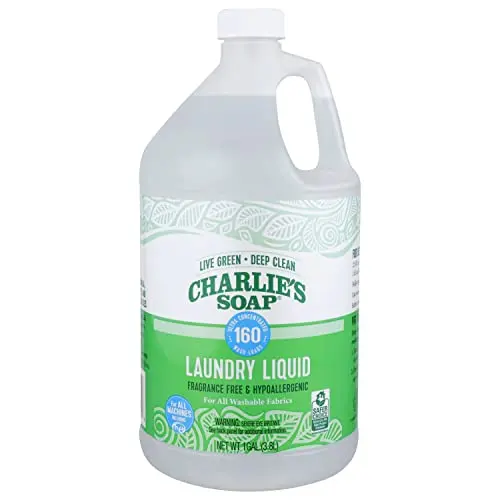 Charlie's Soap Natural Laundry Liquid detergent bottle