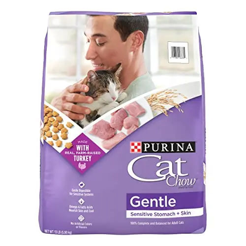 Purina Cat Chow Gentle Sensitive Stomach + Skin dry cat food bag