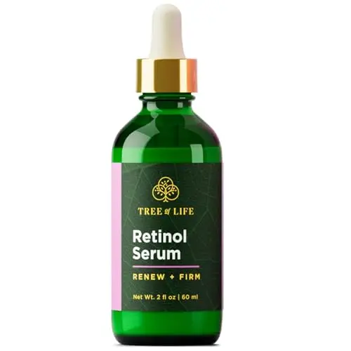 Tree of Life Beauty Retinol Serum in a dropper bottle