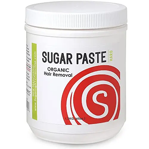 SUGARING NYC HARD consistency sugaring paste in a large tub