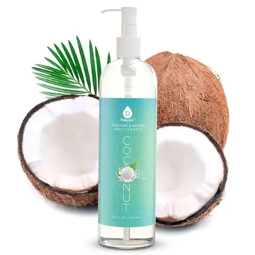 Pursonic pure fractionated coconut oil bottle