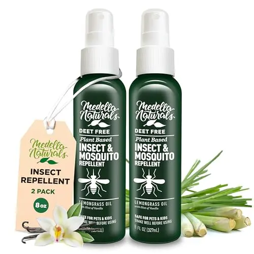Medella Naturals deet-free insect repellent with lemongrass