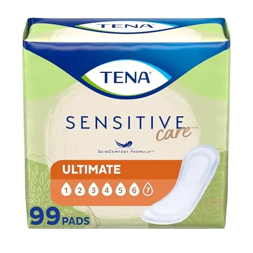 TENA Ultimate Absorbency Long Incontinence Pads for day and night use