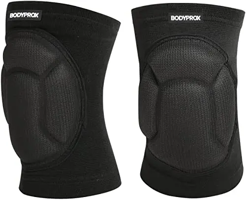 Bodyprox knee pads with thick sponge padding for impact protection