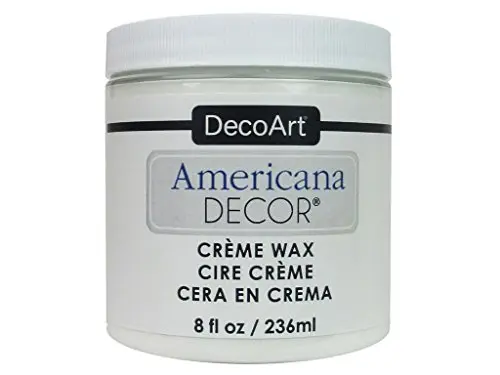 DecoArt Americana Decor Creme Wax in a white bottle
