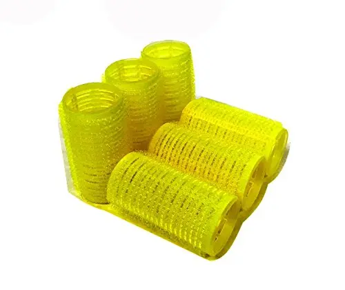 Self hair grip velcro curlers rollers in assorted colors