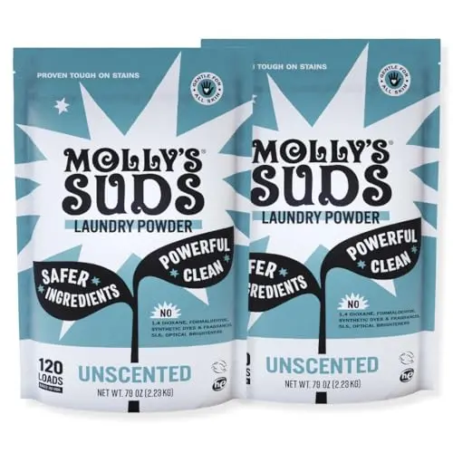 Molly's Suds Original Laundry Detergent Powder in a bag, unscented