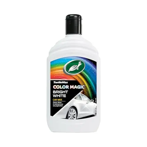 Turtle Wax Color Magic White Car Polish bottle