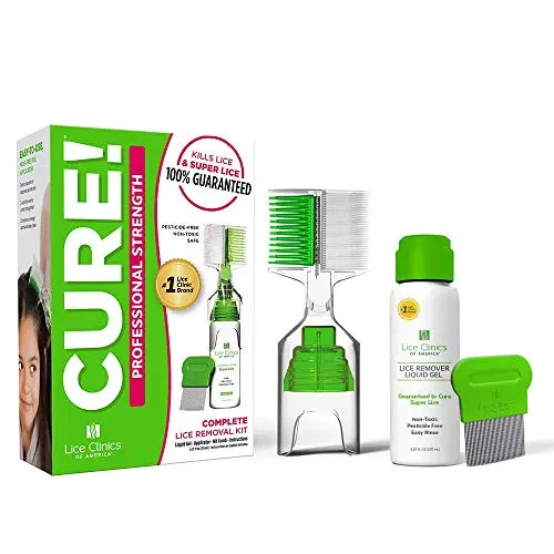 Lice Clinics of America Treatment Kit with gel and metal comb