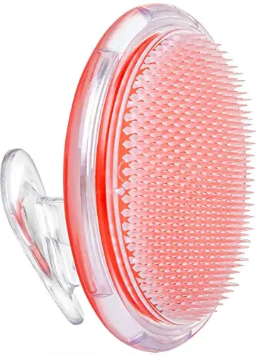 Dylonic Exfoliating Brush in orange for ingrown hair prevention