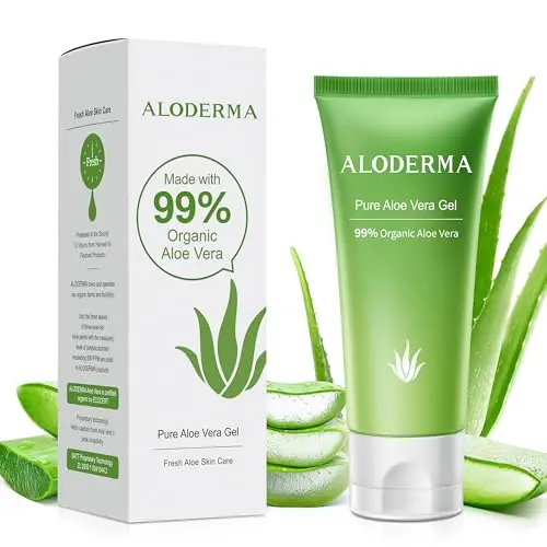 Aloderma 99% Organic Aloe Vera Gel tube