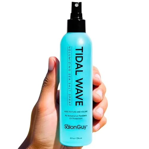 The Salon Guy Tidal Wave Sea Salt Spray bottle for beachy hair texture