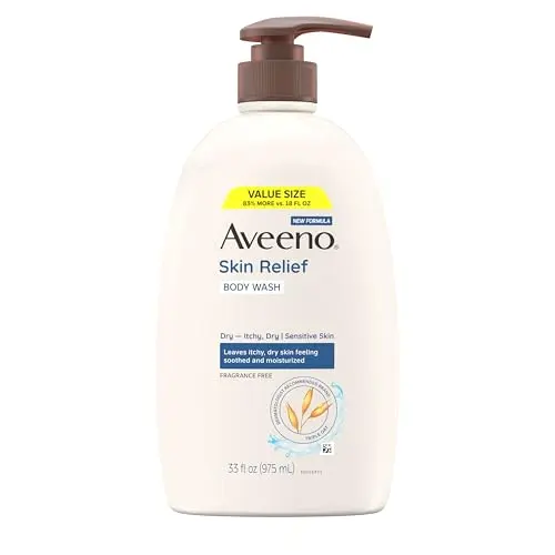 Aveeno Skin Relief Fragrance-Free Body Wash bottle