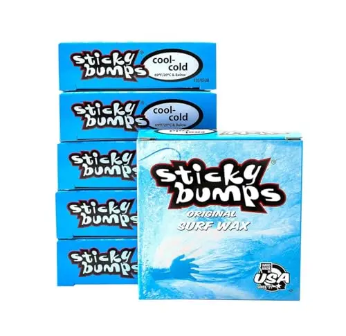Sticky Bumps Cool Cold Surf Wax six-pack