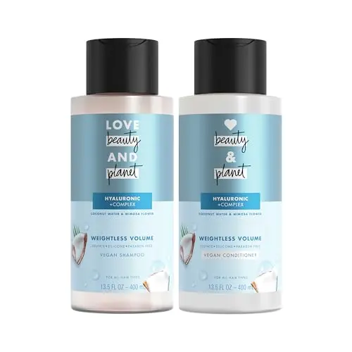 Love Beauty And Planet Coconut Water & Mimosa Flower Volumizing Shampoo and Conditioner