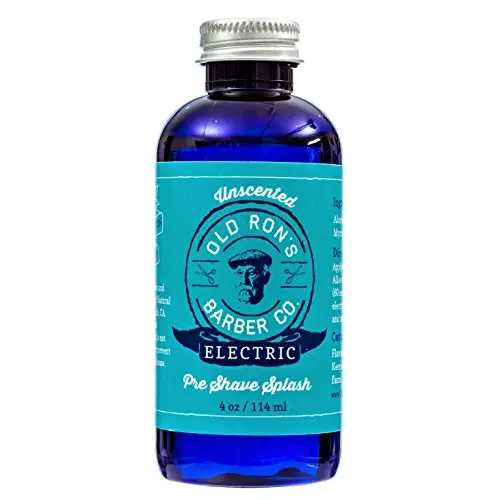 Old Ron's Barber Co. Unscented Electric Pre-Shave Splash