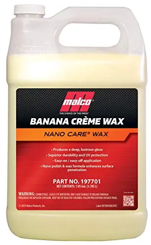 Malco Nano Care Banana Creme Wax gallon bottle