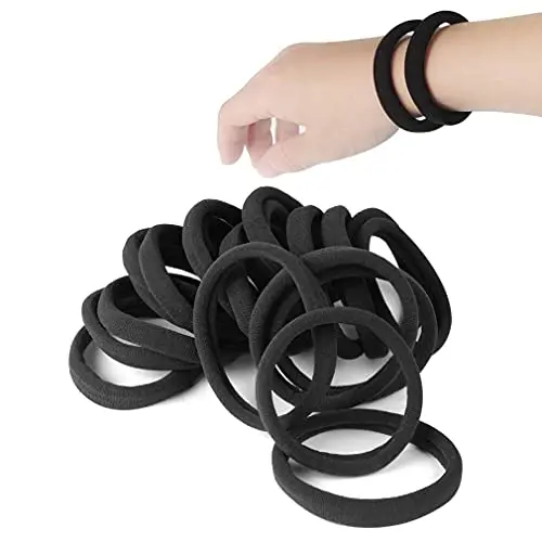 20 pieces of GOSICUKA large fabric hair ties for thick hair