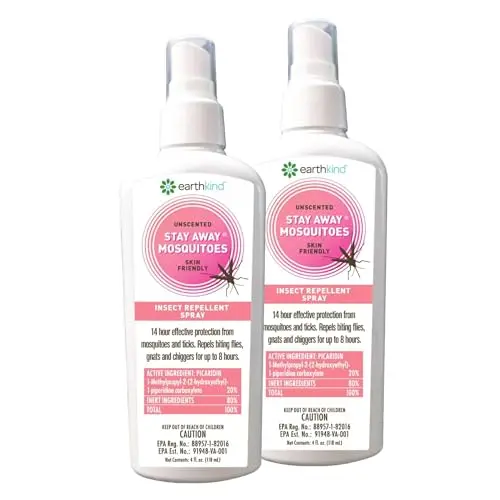 EarthKind Stay Away Mosquitoes Insect Repellent Spray Bottles