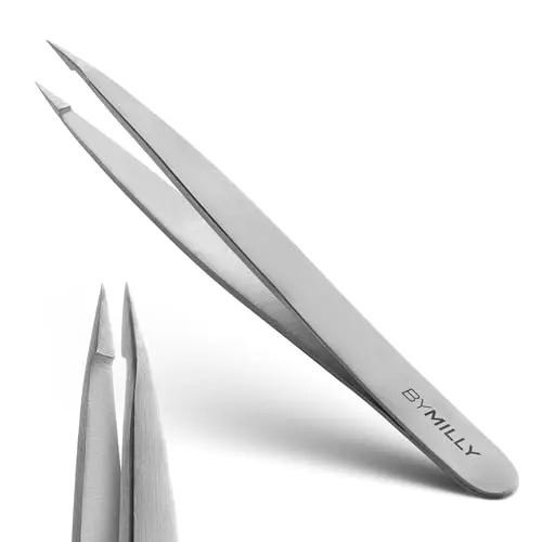 By MILLY Pointed Tweezers in silver