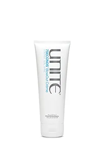 UNITE Hair 7SECONDS BlowOut Creme in blue and white bottle